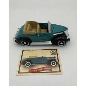 National Motor Museum Mint 1937 V-8 Club Cabriolet Golden Age of Ford